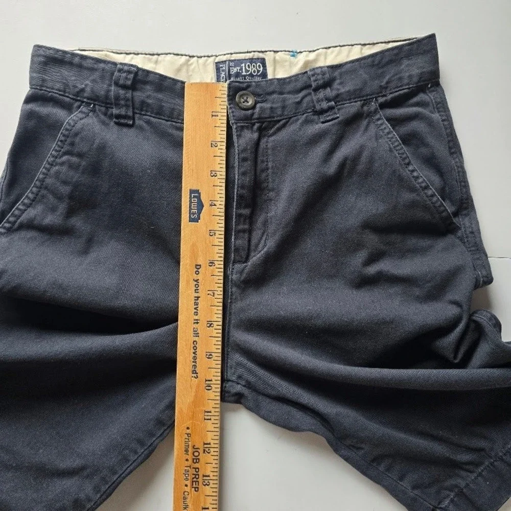 The Children's Place Navy Blue Chino Shorts Adjustable Waist Boys Kids 14 School